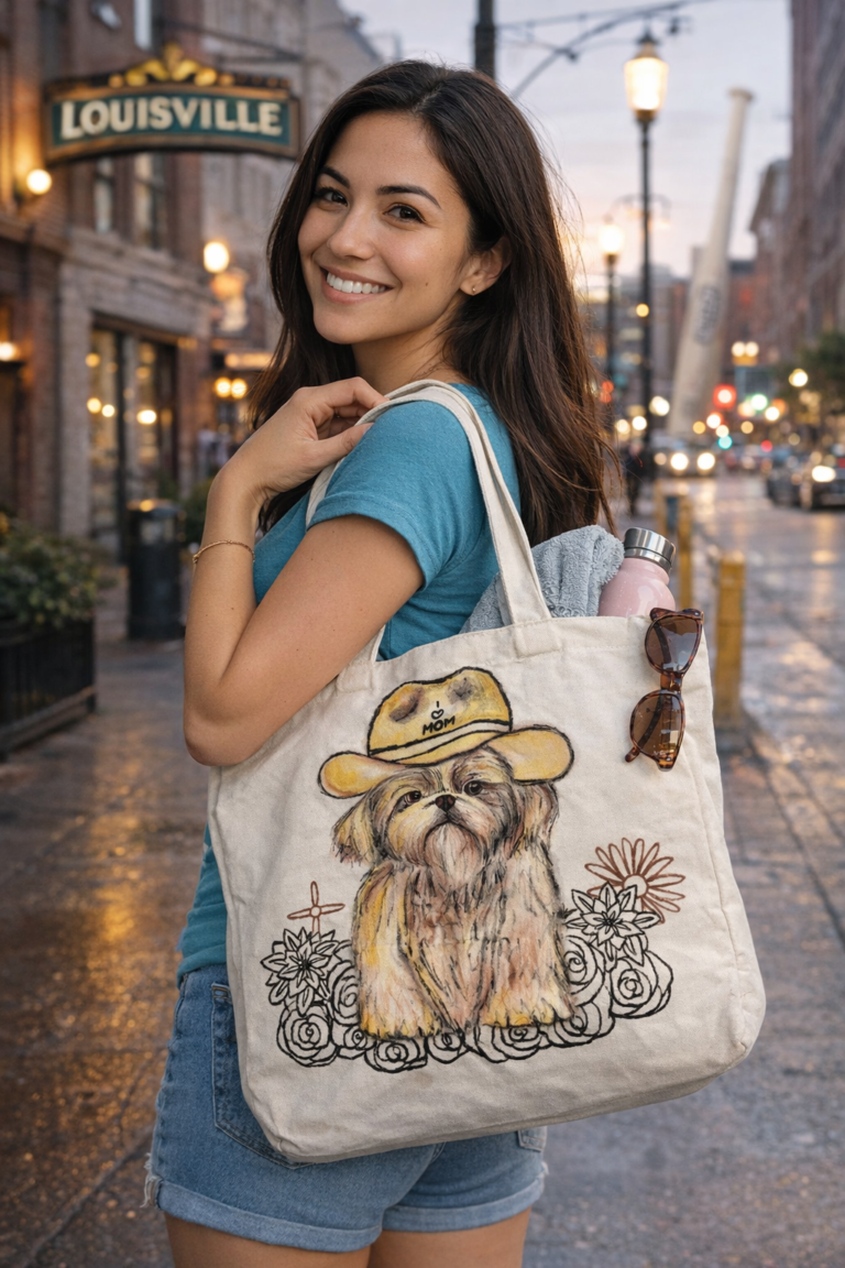 Totes portrait hand-painted