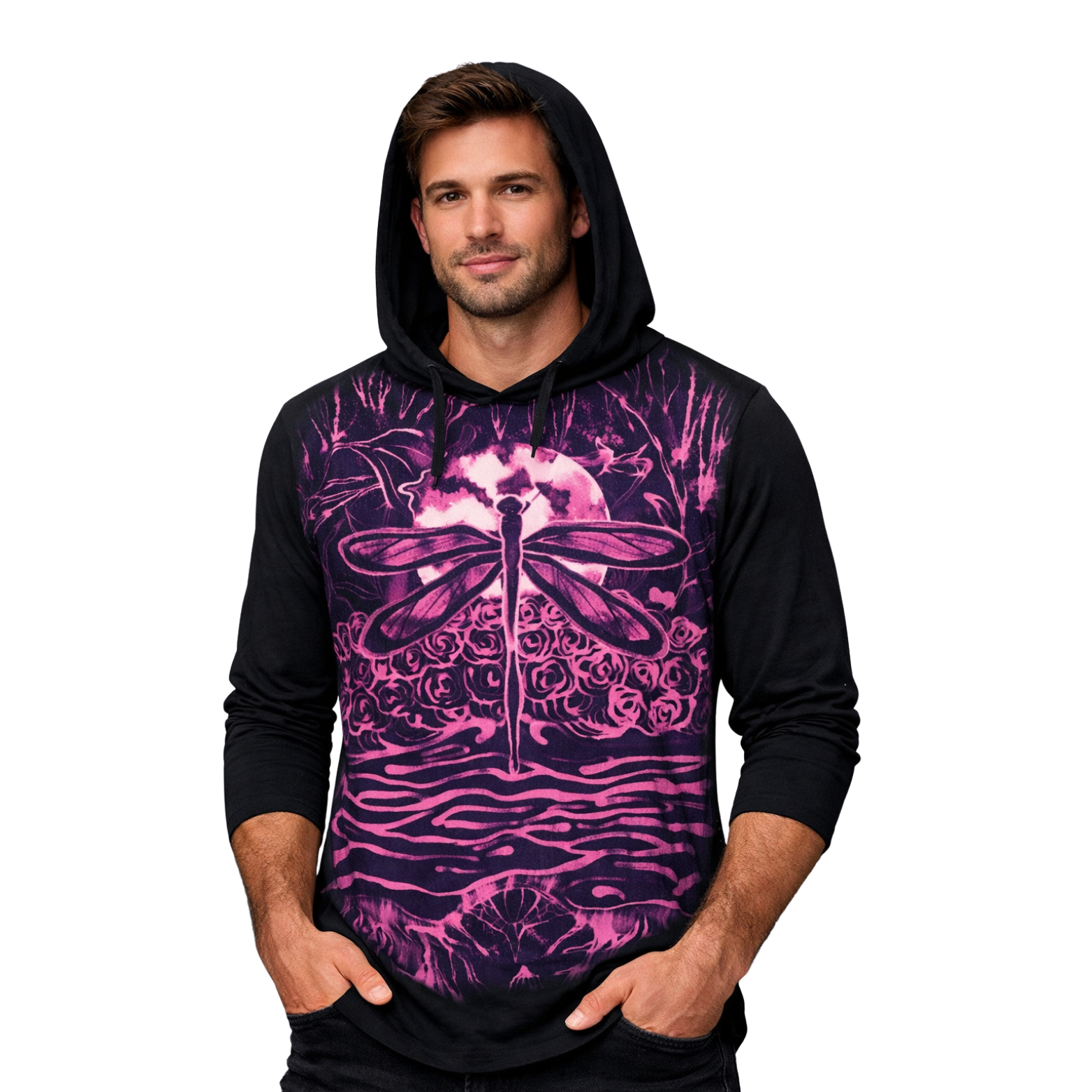 Hand-Painted Artistic Hoodie