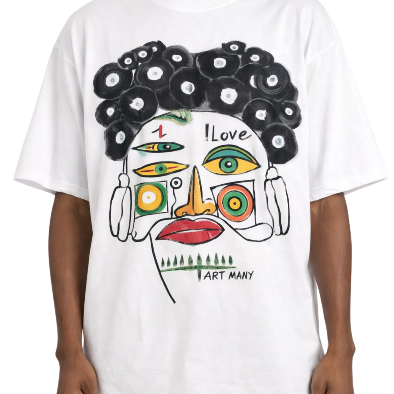 Hand-Painted Oversized Classic Tee