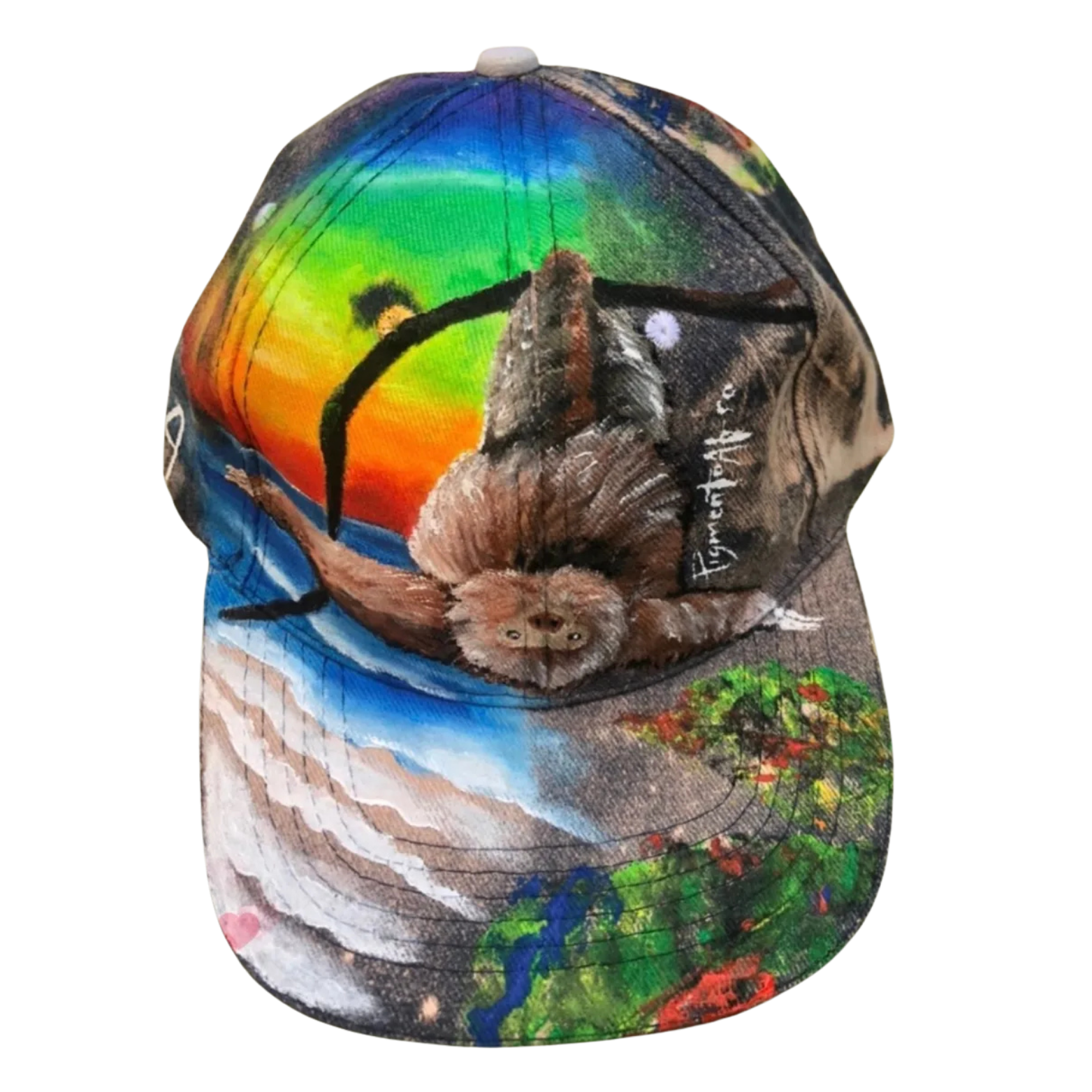 handpainted hat
