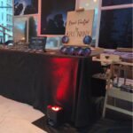 Display of hand-painted coasters in Indianapolis